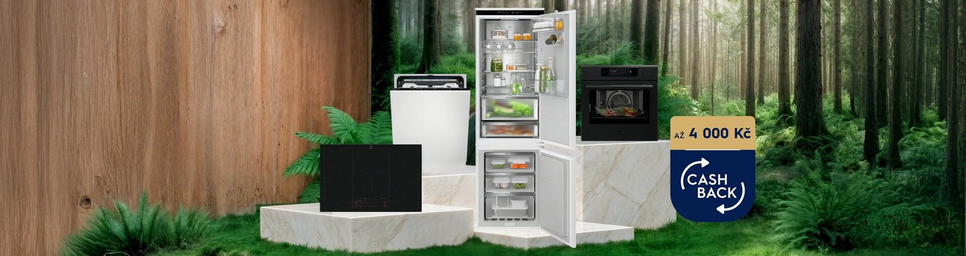 Kuchyňské spotřebiče Electrolux v akci Cashback jaro 2026