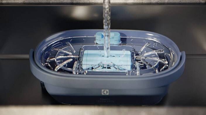 Mopovací kyblík - naplnění vodou