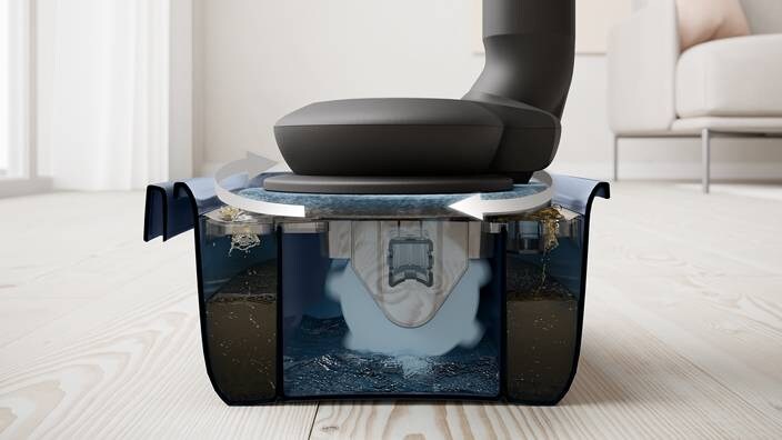 Mopovací stanice - čištění