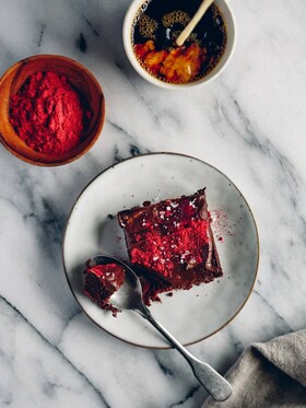 Brownie s červenou řepou