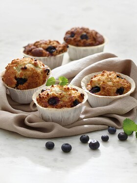 Borůvkový muffin s posypkou (6 ks) recept