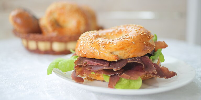 Domácí bagel
