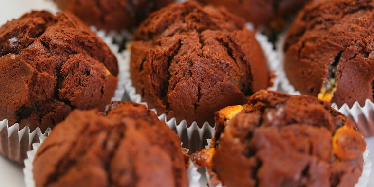 Čokoládovojogurtové muffiny